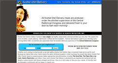 Desktop Screenshot of kosherdietdelivery.com